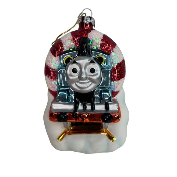 Thomas The Train Blown Glass Christmas Ornament 2012 Gullane Limited red & white - Picture 1 of 7